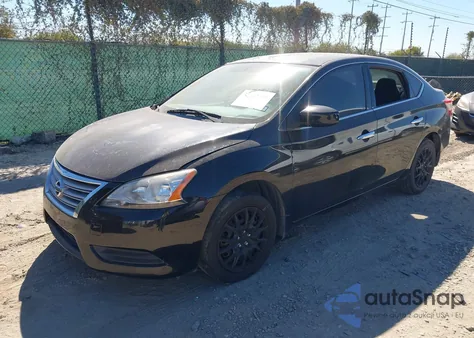 2014 Nissan Sentra Sv z USA, uszkodzony, nr VIN 3N1AB7AP8EY323957